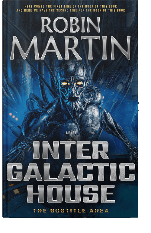 Front view of Cloudy #8873 - Premade Science Fiction Book Cover