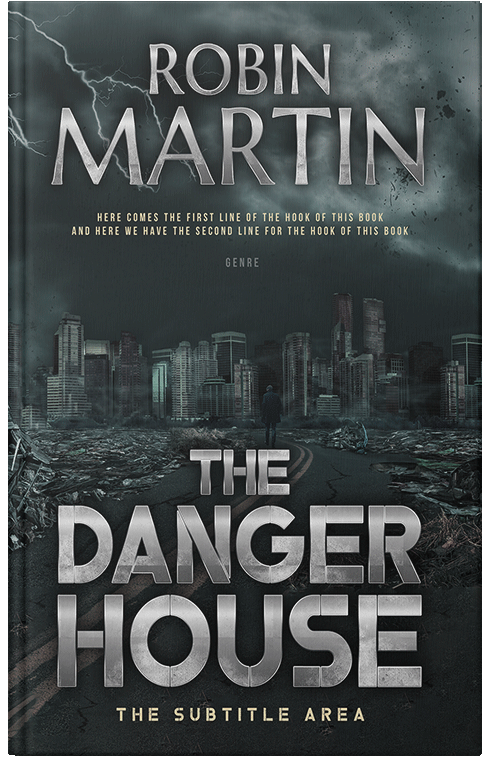 Front view of Outer Space #8875 - Premade Apocalyptica Book Cover