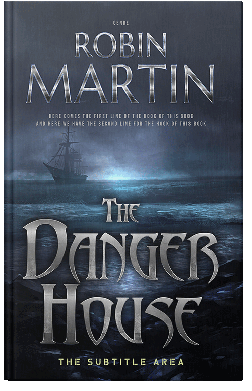 Front view of Premade Historical Book Cover - Ebony Clay