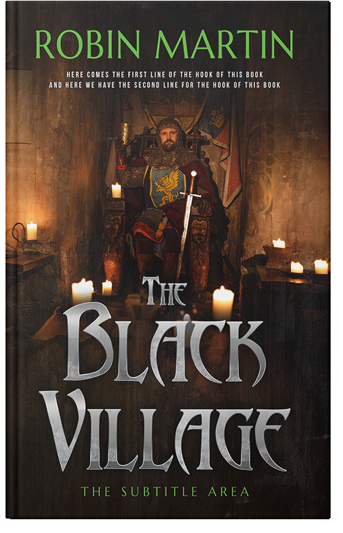 Front view of Premade Historical Book Cover - Night Rider