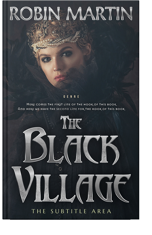 Front view of Shark #8890 - Premade Fantasy Book Cover