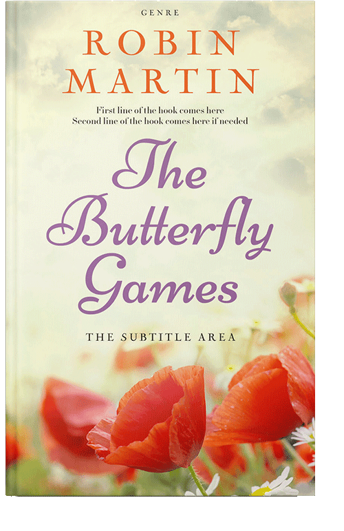 Front view of Beige #8902 - Premade Nature Book Cover