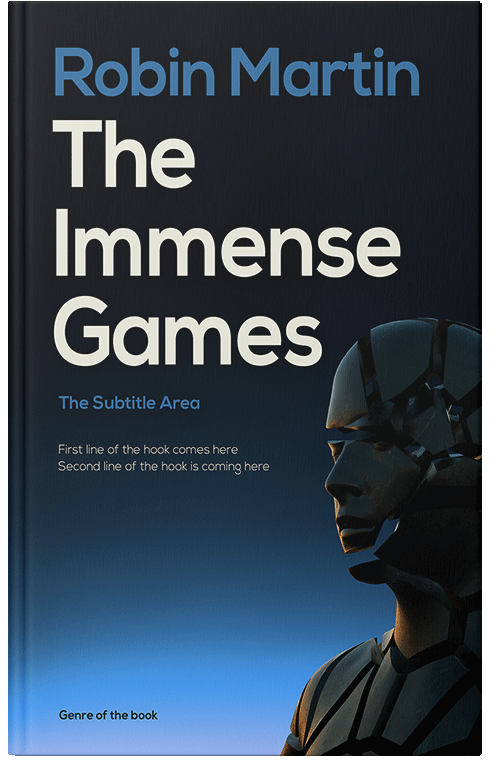 Front view of Firefly #8906 - Premade Abstract Book Cover