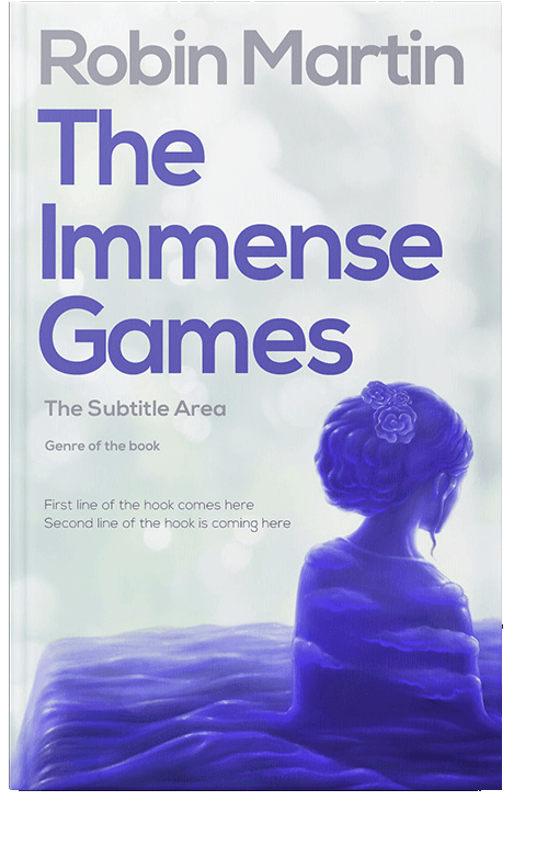 Front view of Mystic #8910 - Premade Fantasy Book Cover