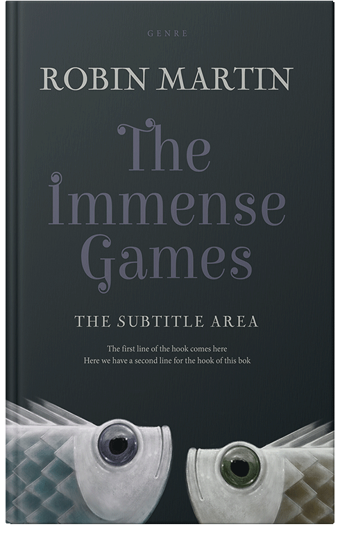 Front view of Premade Fantasy Book Cover - Ebony Clay