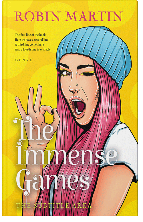 Front view of Pickled Bluewood #8918 - Premade Chick Lit Book Cover