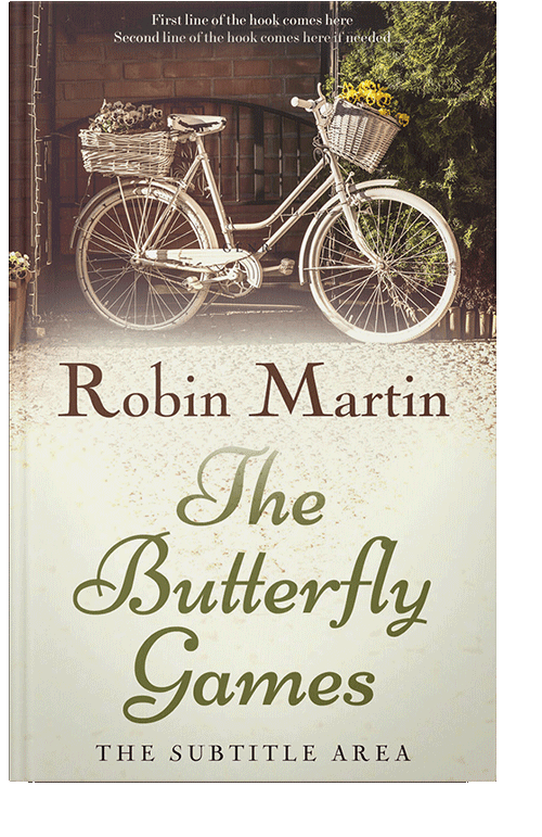 Front view of White Rock #8921 - Premade Literary Fiction Book Cover