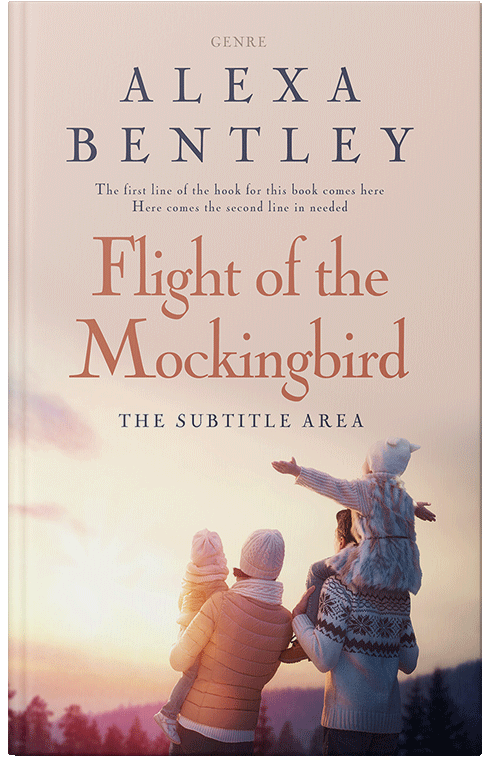 Front view of Stark White #8929 - Premade Action & Adventure Book Cover