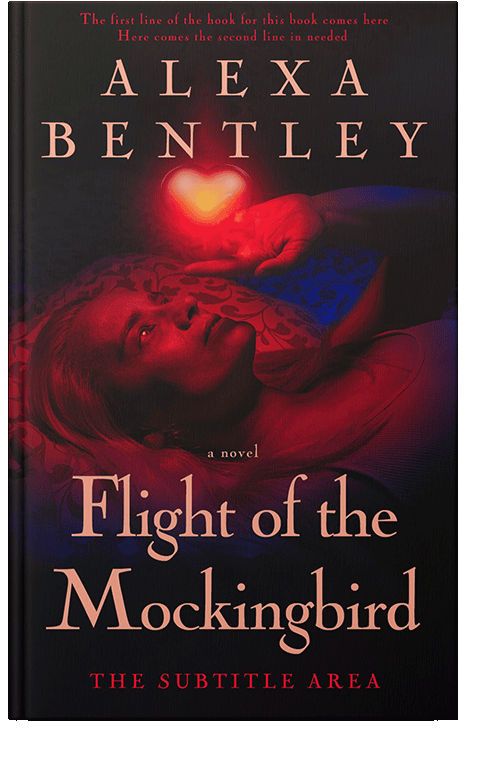 Front view of Night Rider #8937 - Premade Surreal Book Cover