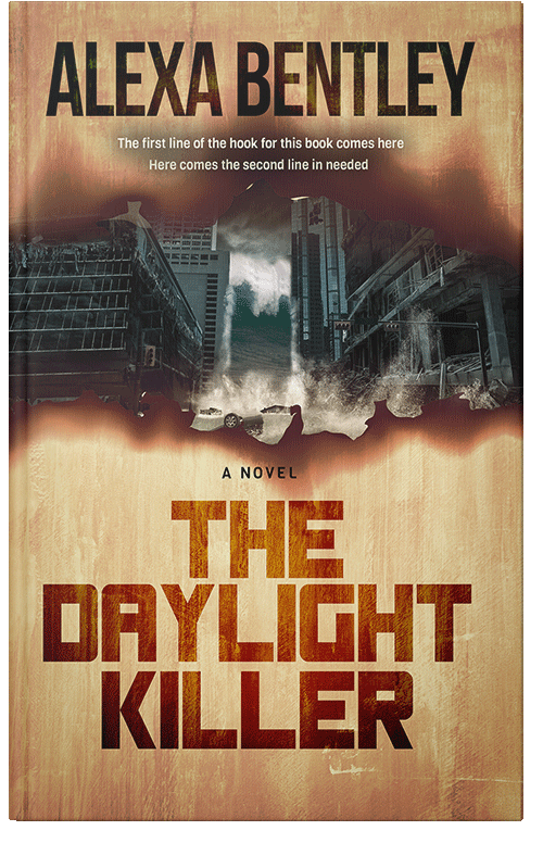 Front view of Tan #8939 - Premade Apocalyptica Book Cover