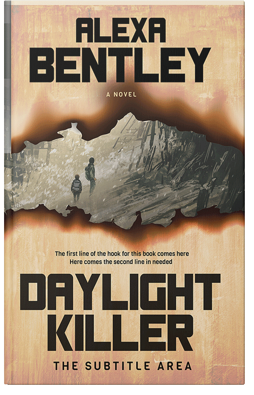 Front view of Premade Apocalyptica Book Cover - Cameo