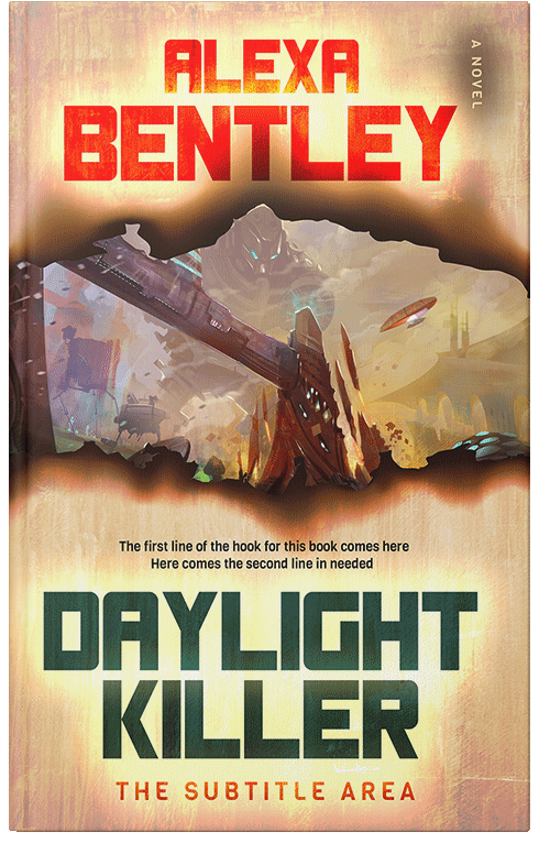 Front view of Brandy #8944 - Premade Apocalyptica Book Cover