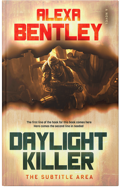 Front view of Wheat #8945 - Premade Science Fiction Book Cover