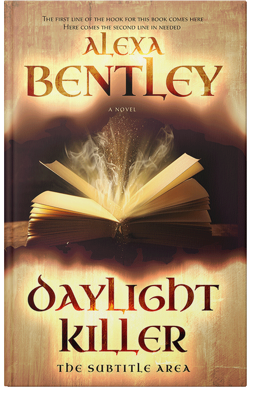 Front view of Premade Fantasy Book Cover - Putty