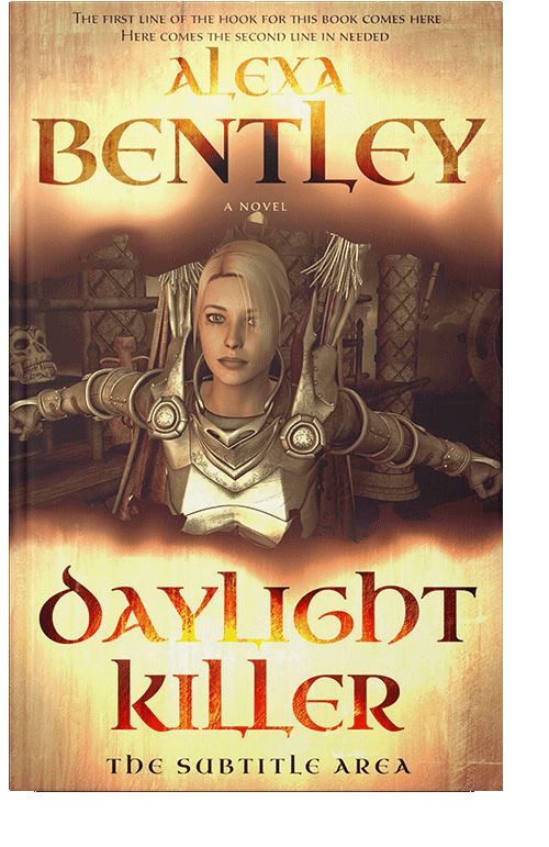 Front view of Calico #8960 - Premade Fantasy Book Cover