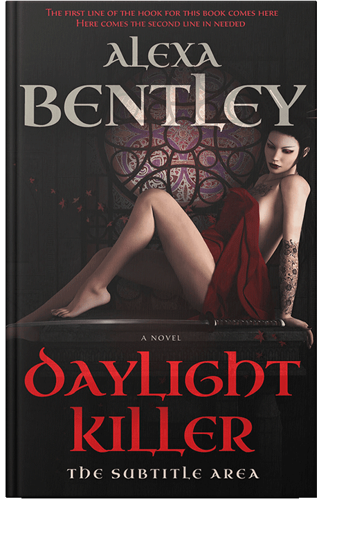 Front view of Cod Gray #8963 - Premade Fantasy Book Cover