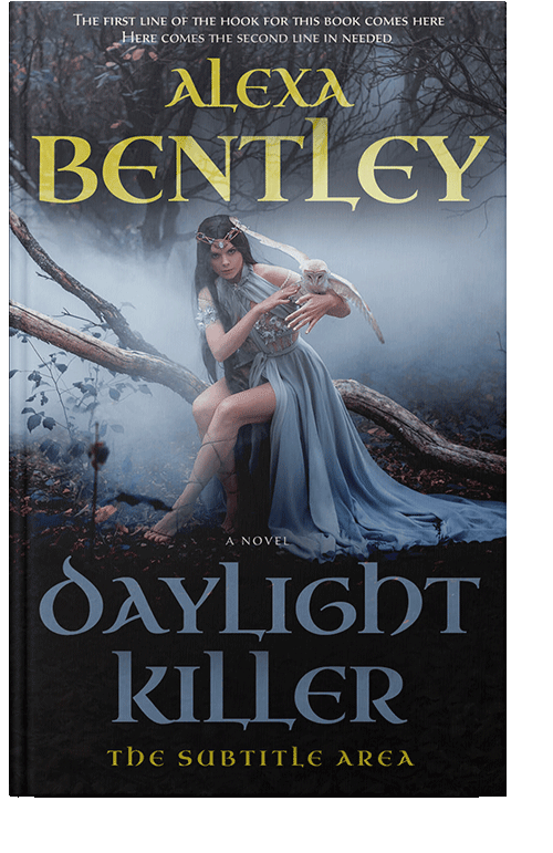 Front view of Shark #8965 - Premade Fantasy Book Cover