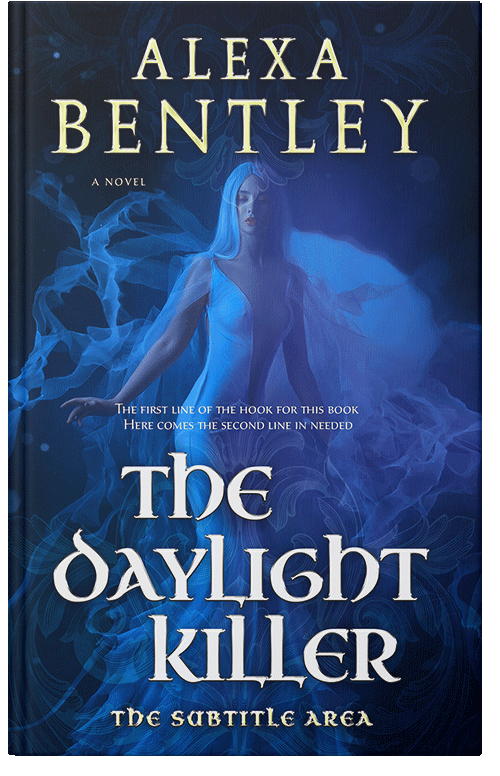 Front view of Premade Fantasy Book Cover - Chathams Blue