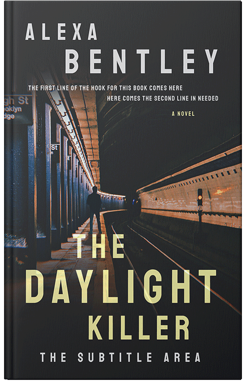 Front view of Premade Mystery & Thriller & Suspense Book Cover - Shark