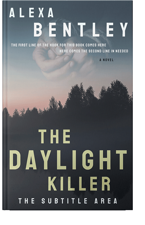 Front view of Bright Gray #8984 - Premade Mystery & Thriller & Suspense Book Cover