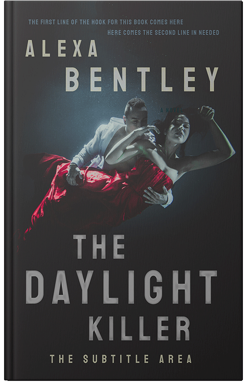 Front view of Premade Romance Book Cover - Shark