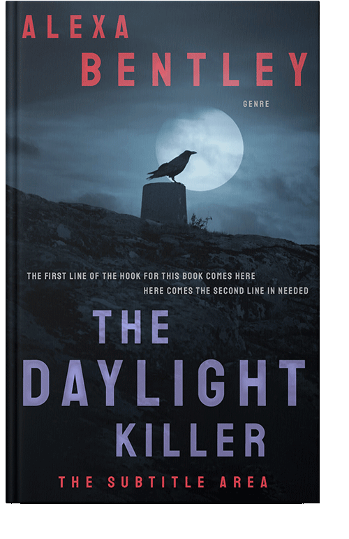 Front view of Ebony #9003 - Premade Mystery & Thriller & Suspense Book Cover