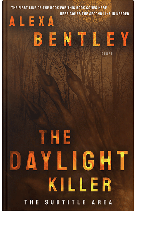 Front view of Bronze #9007 - Premade Horror Book Cover