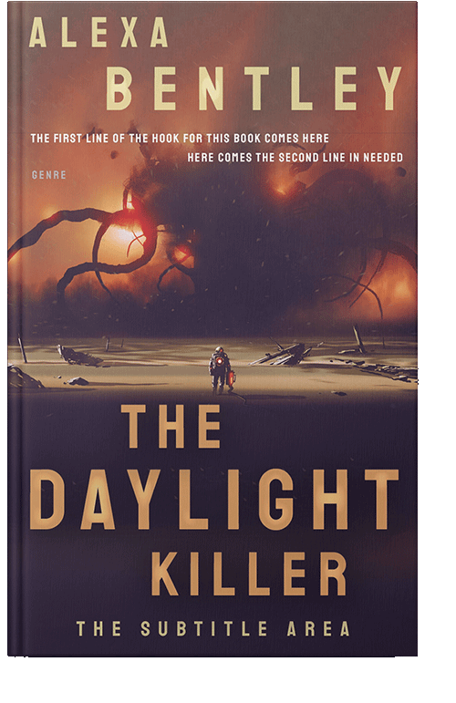 Front view of Thunder #9013 - Premade Science Fiction Book Cover