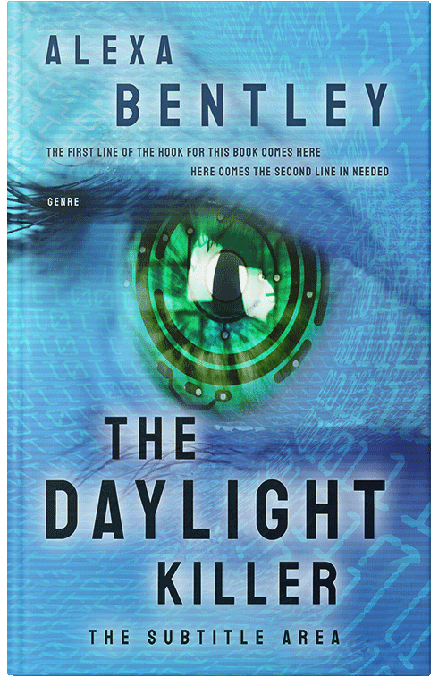 Front view of Viking #9018 - Premade Science Fiction Book Cover