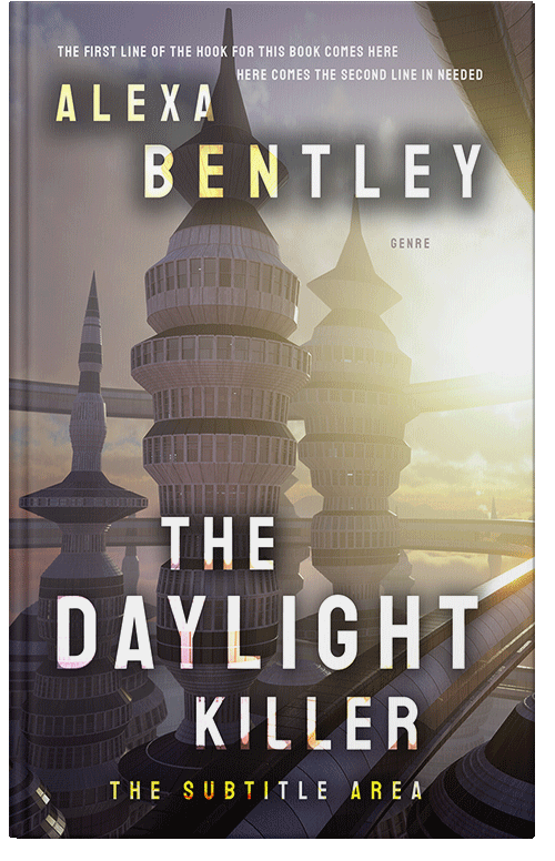 Front view of Premade Science Fiction Book Cover - Sandstone