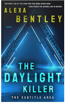 Pre Made Book Cover Venice Blue