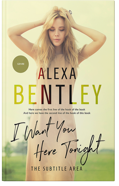 Front view of Premade Romance Book Cover - Mint Julep