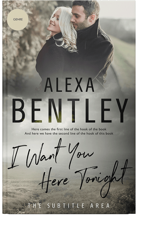 Front view of Lemon Grass #9024 - Premade Romance Book Cover