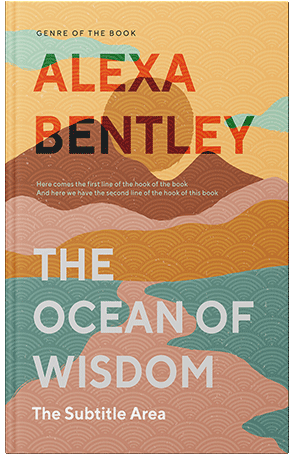 Pre Made Book Cover Tan