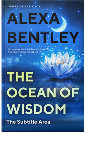 Pre Made Book Cover Denim