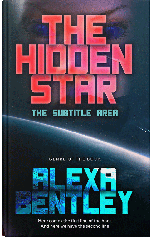 Front view of Premade Science Fiction Book Cover - Froly