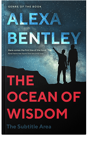 Pre Made Book Cover Puce