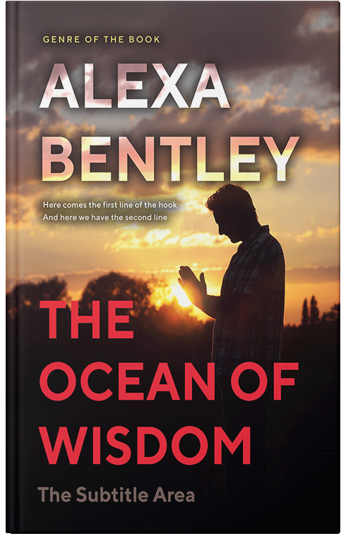 Front view of Premade Health & Mind & Body Book Cover - Tonys Pink