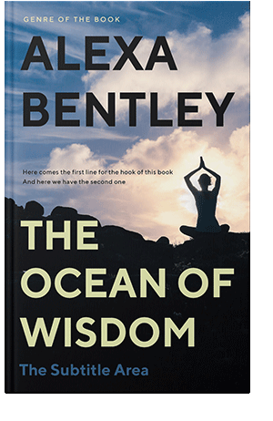 Pre Made Book Cover Ebony