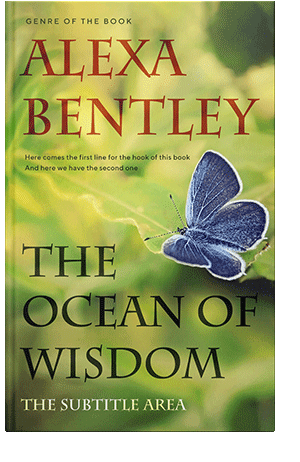 Pre Made Book Cover Celery