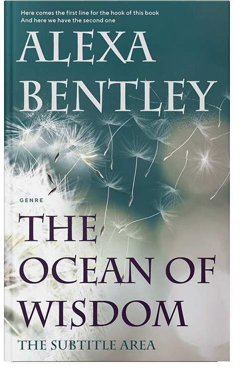 Front view of Celeste #9074 - Premade Nature Book Cover