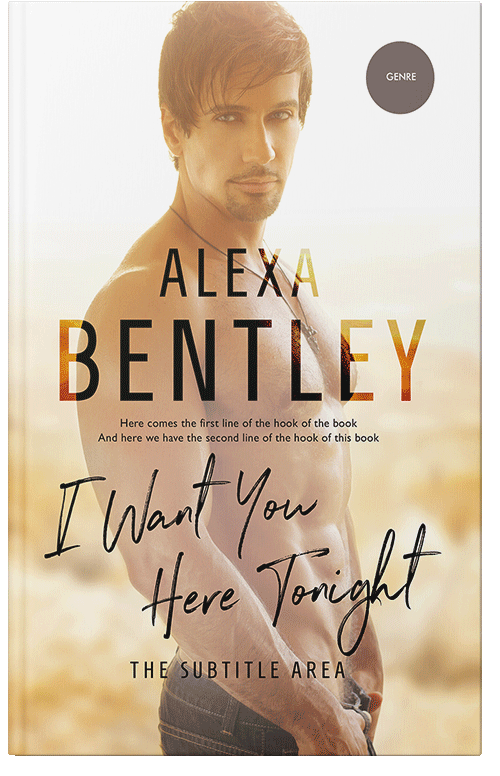 Front view of Premade Erotica Book Cover - Tan