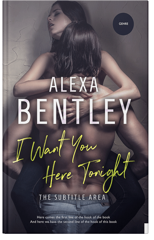 Front view of Premade Erotica Book Cover - Blackcurrant