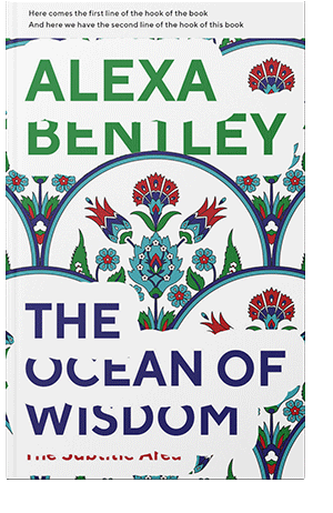 Pre Made Book Cover Cavern Pink