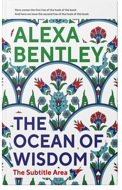 Front view of Premade Religion & Spirituality Book Cover - Cavern Pink