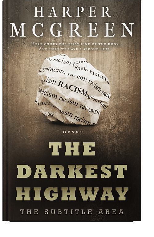 Front view of Treehouse #9091 - Premade Abstract Book Cover