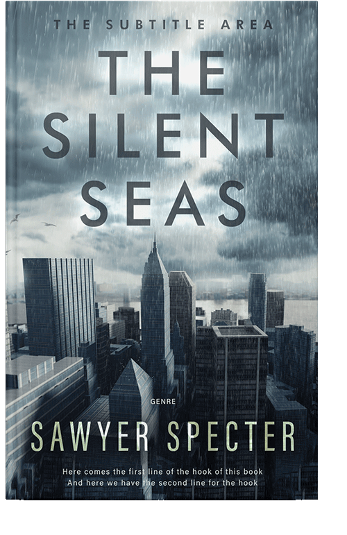 Front view of Oxford Blue #9112 - Premade Mystery & Thriller & Suspense Book Cover