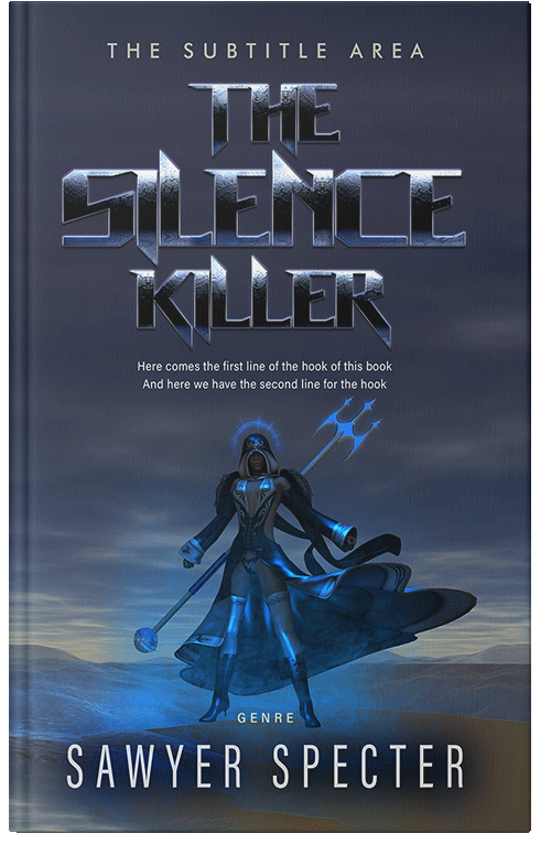 Front view of Ebony Clay #9116 - Premade Fantasy Book Cover