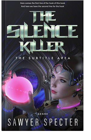 Pre Made Book Cover Lilac