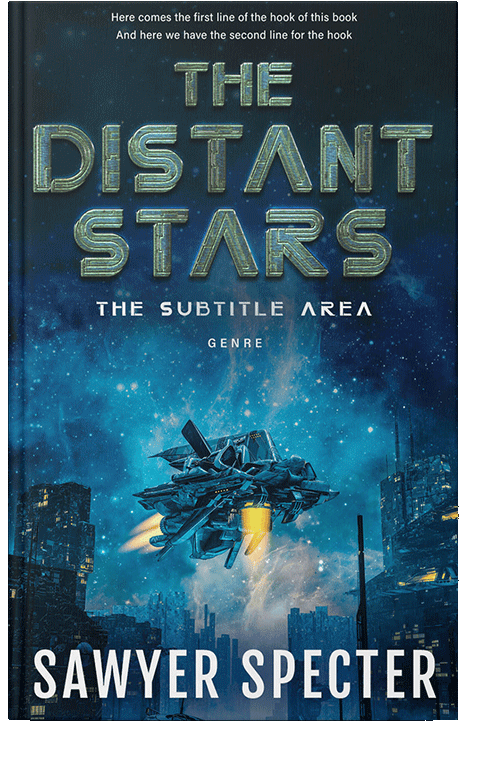 Front view of Tiber #9136 - Premade Science Fiction Book Cover | BookCoverZone